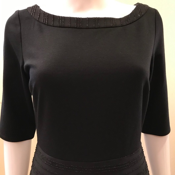 Sangria Black Dress Fit & Flare Sparkles - Picture 4 of 14